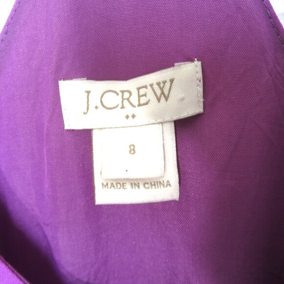 J. Crew Factory Lilac Maxi Dress Purple EUC Size 8 Womens Racerback Sleeveless - Picture 6 of 8